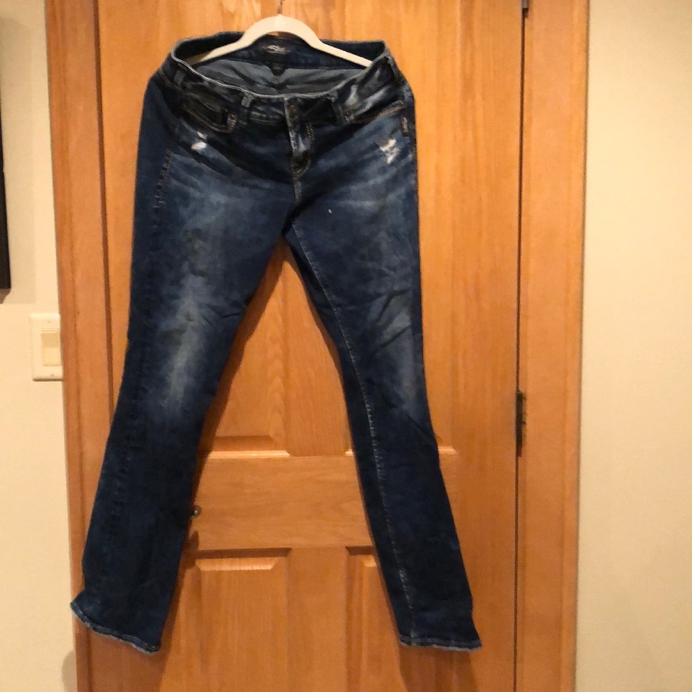 Silver jeans